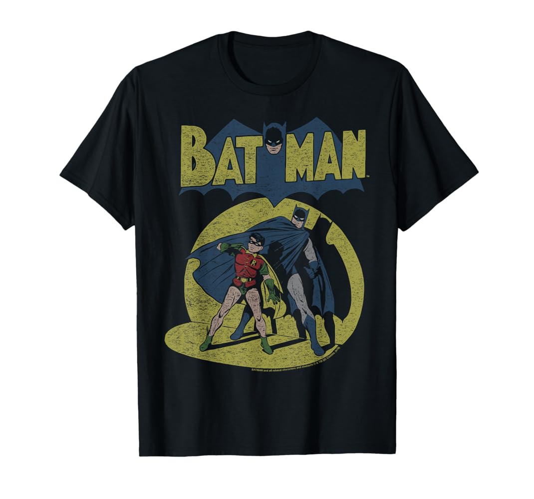 BATMAN　DC COMICS　Tシャツ　アメコミ　オフィシャル　ヴィンテージ Amazon.com: DC Comics Batman Vintage Spotlight T-Shirt